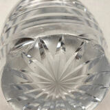 Vase en cristal taillé