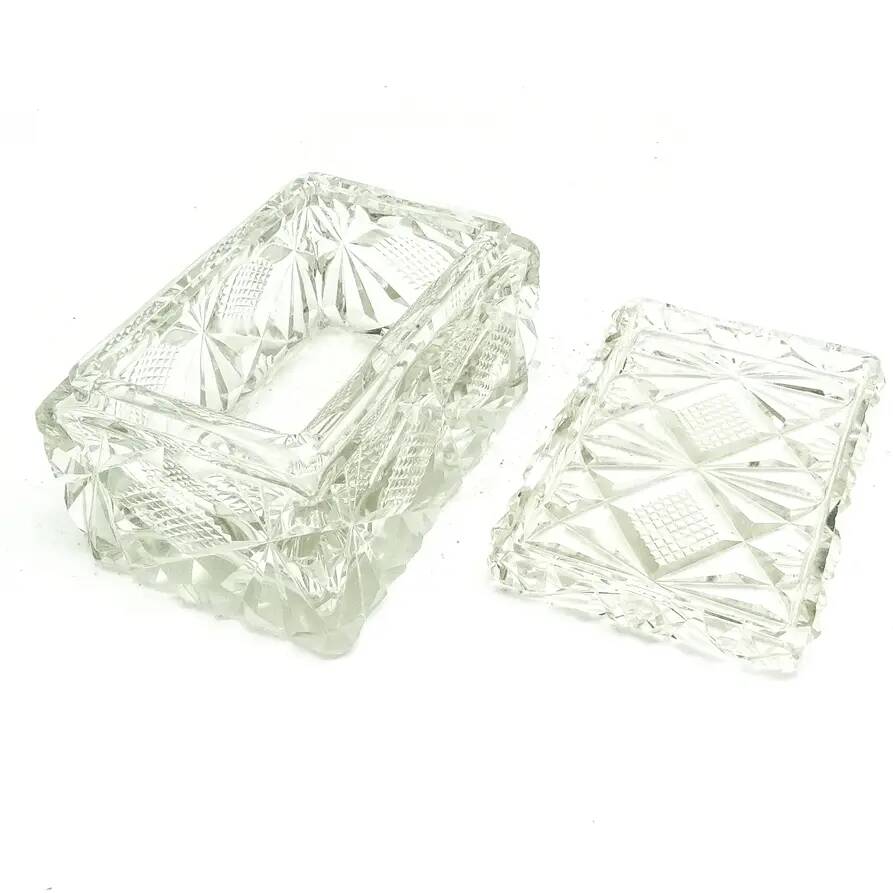 Art Deco bonbonniere, crystal, Sweden, 1930s