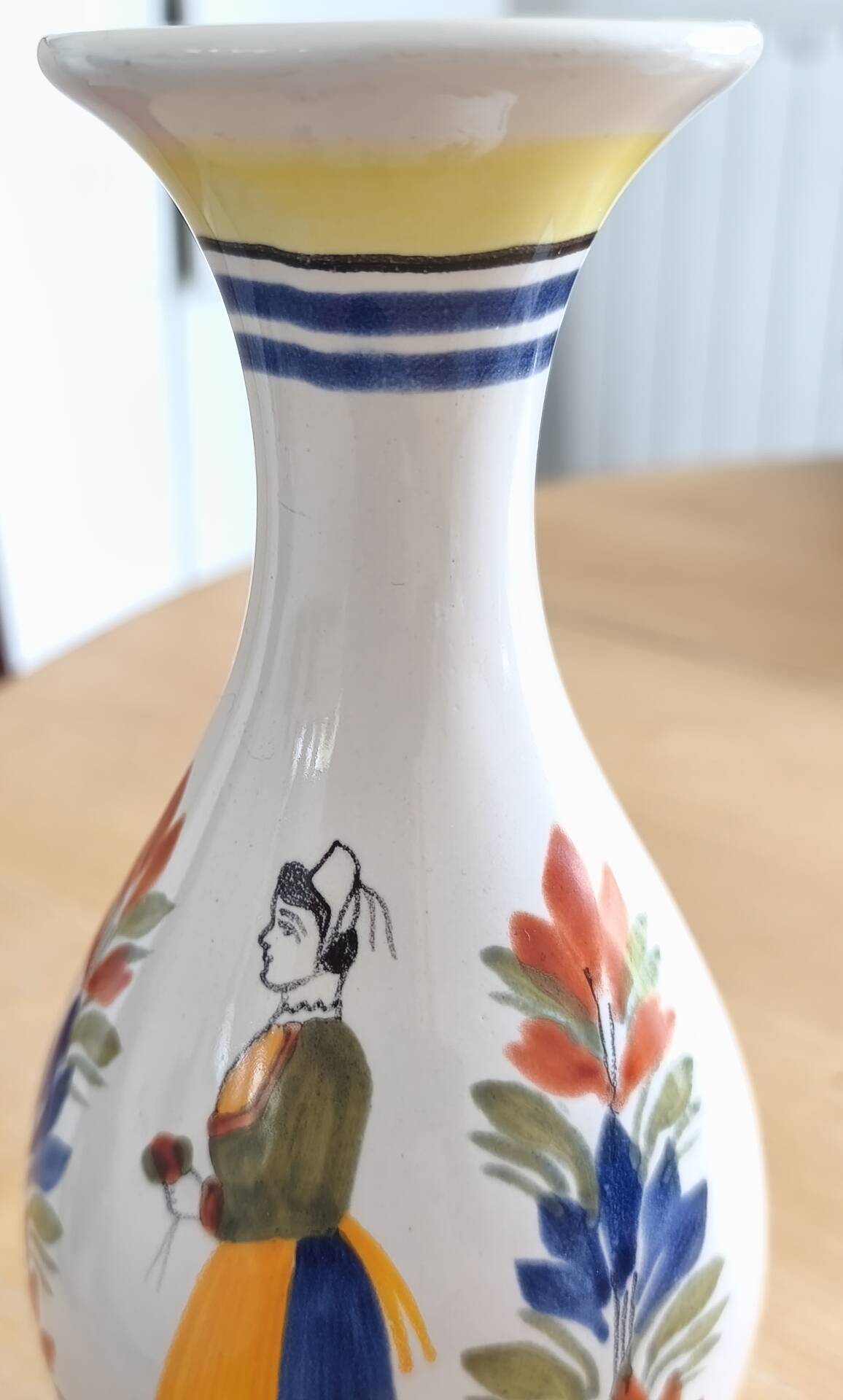 Henriot Quimper vase