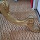 Golden parrot coat rack