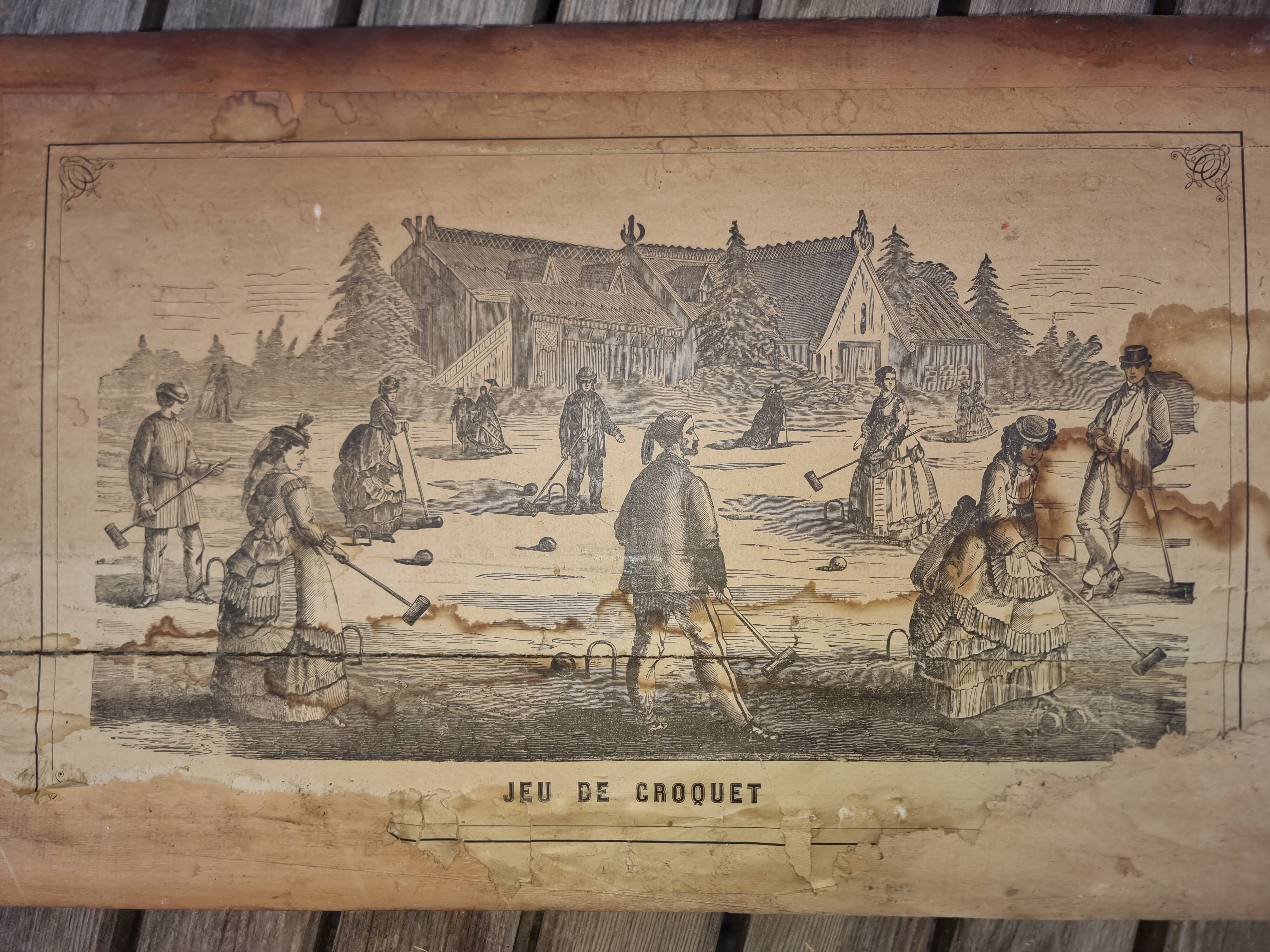 Ancient croquet game
