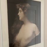 portrait of a woman, 19th century photo A. Piot