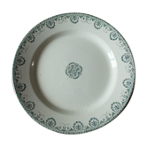 Plat rond terre de fer vert iena Choisy le roi
