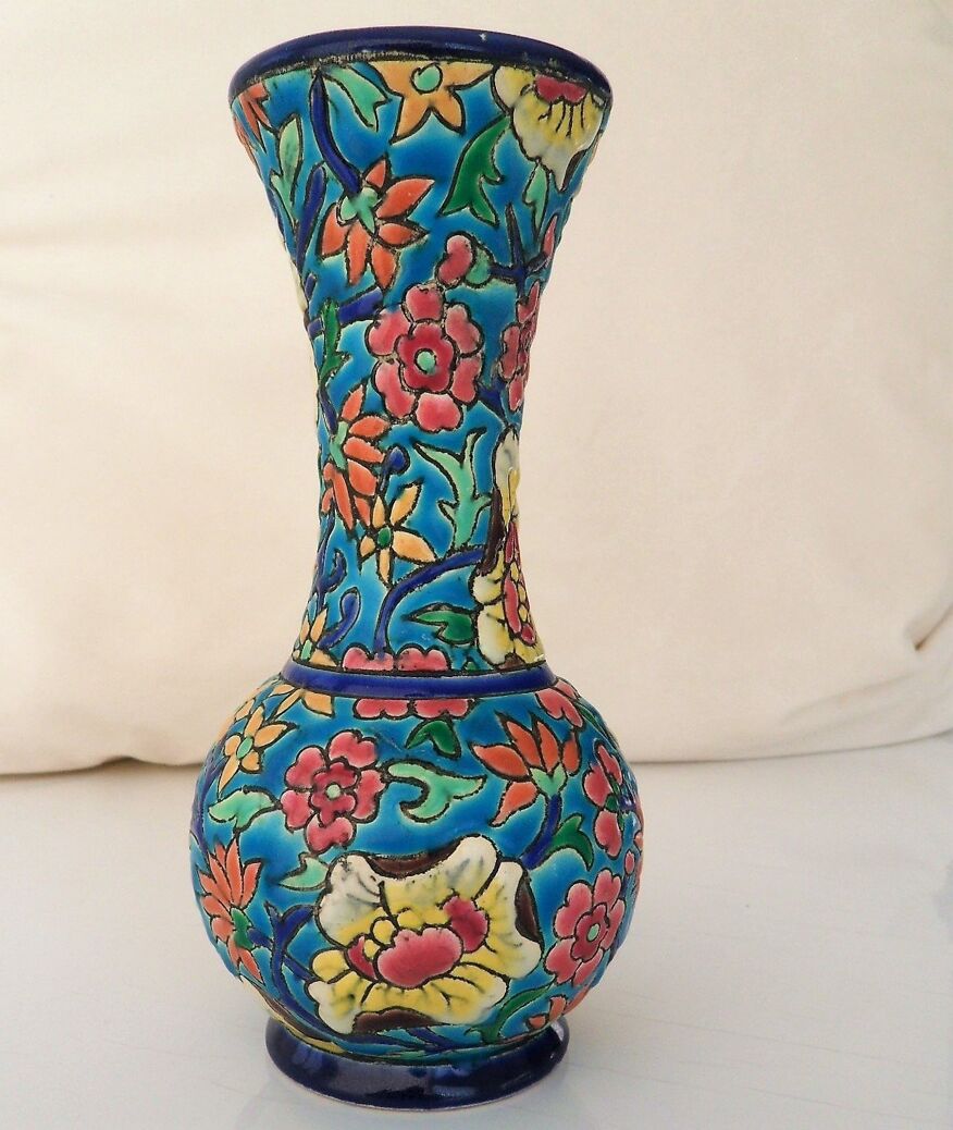 Vase soliflore - manufacture des émaux de longwy | Selency