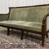 19th century Empire mahogany bench