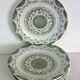 8 fine earthenware dessert plates