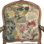 Louis XV period cabriolet armchair stamped MDLP by Martin Delaporte