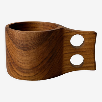 Design mug in natural monoxyl asian teak