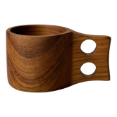 Design mug in natural monoxyl asian teak