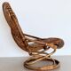 Giovanni Travasa for Bonacina Bamboo Lounge Chair, 1950s