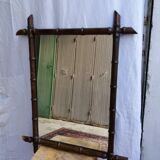 Mirror vintage bamboo 77.5 x 61 cm