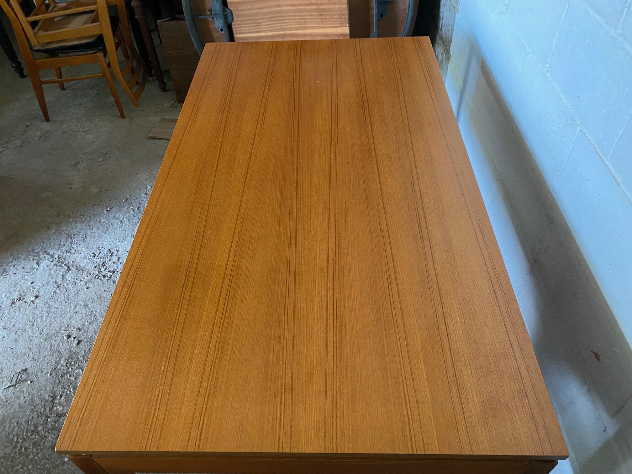 Scandinavian teak extendable table 60s