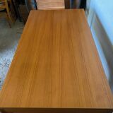 Scandinavian teak extendable table 60s