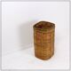 1970's Rattan and Brass Umbrella Stand