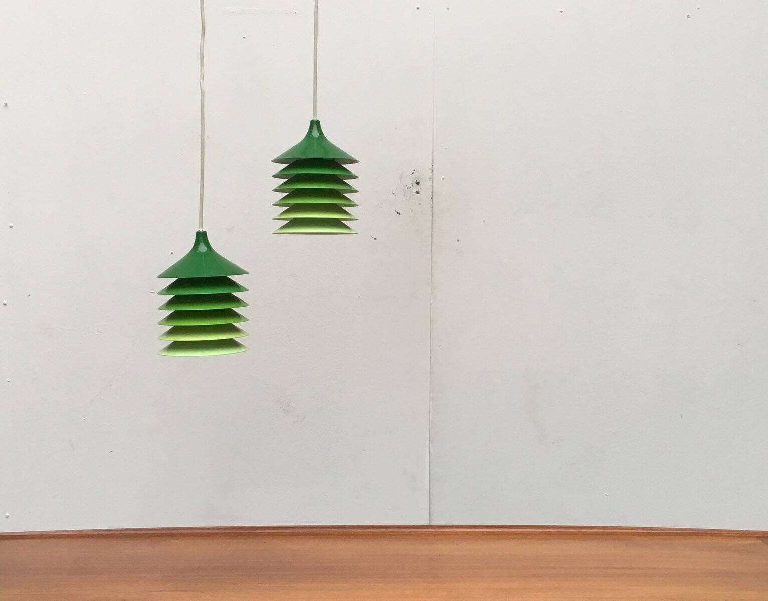 Vintage Duett pendant lights by Bent Gantzel Boysen for IKEA, set of 2