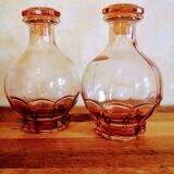 Pair of amber vials