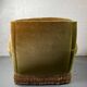 Fauteuil club vintage en tissu vert