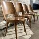 Ensemble de 4 chaises de bistrot baumann