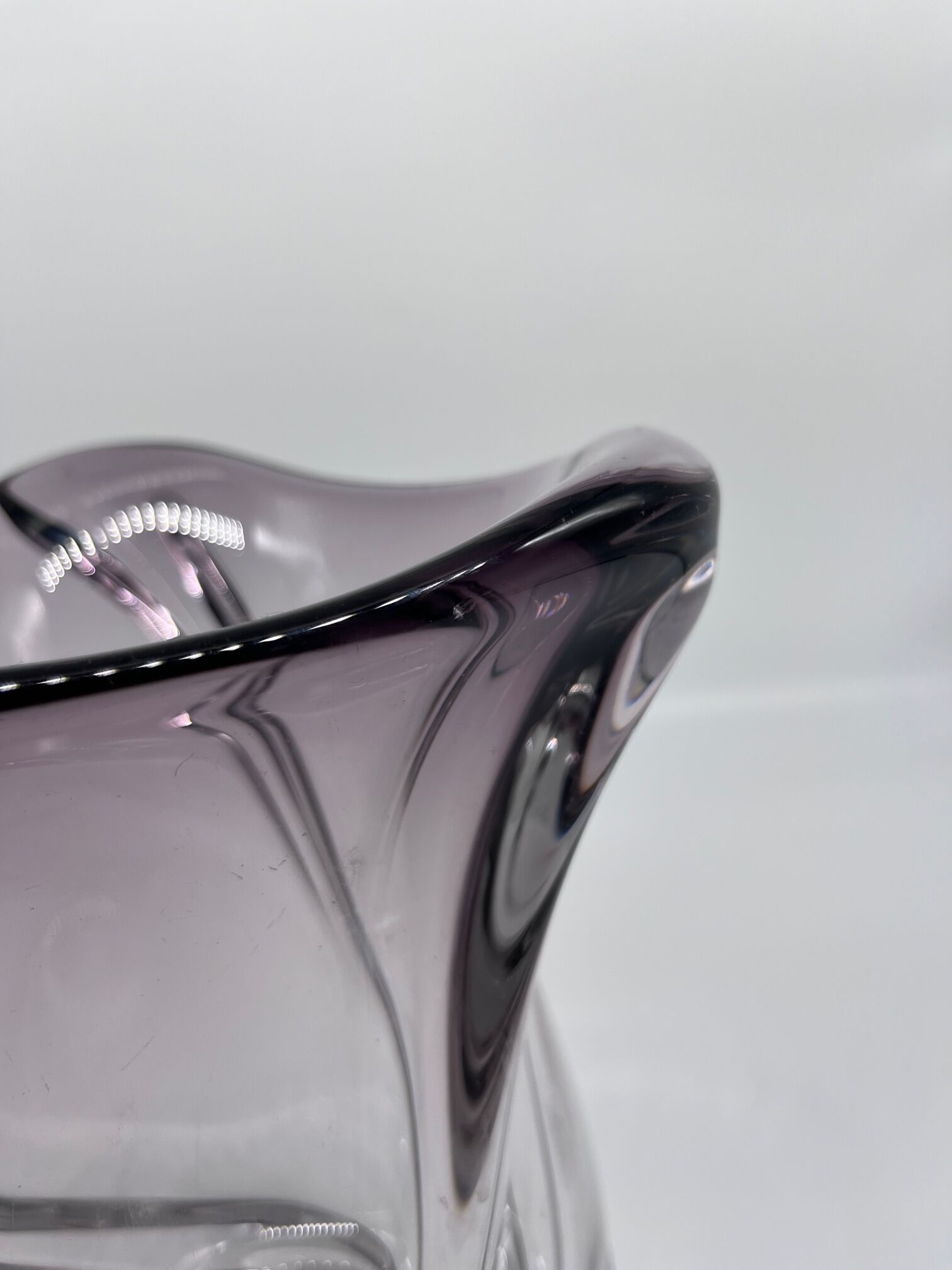Crystal vase Val Saint Lambert