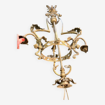 Large bronze ceiling light, garden, balcony, and for interior if high ceiling