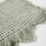 Crocheted bedspread - verbena