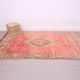Peach Vintage Moroccan Rug 166 x 277 cm - Berber Wool Rug - Handmade Rug