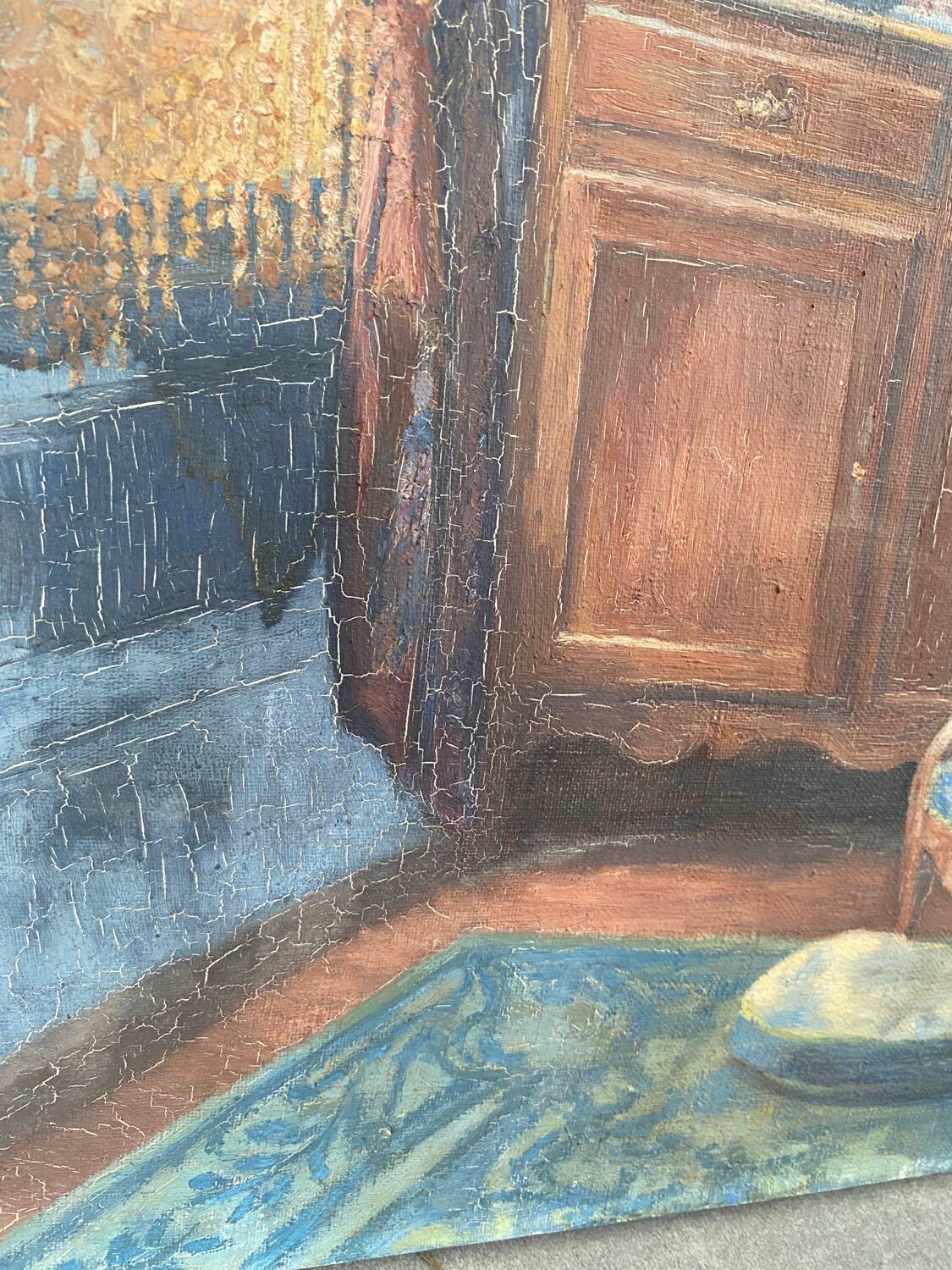 Interior bedroom painting