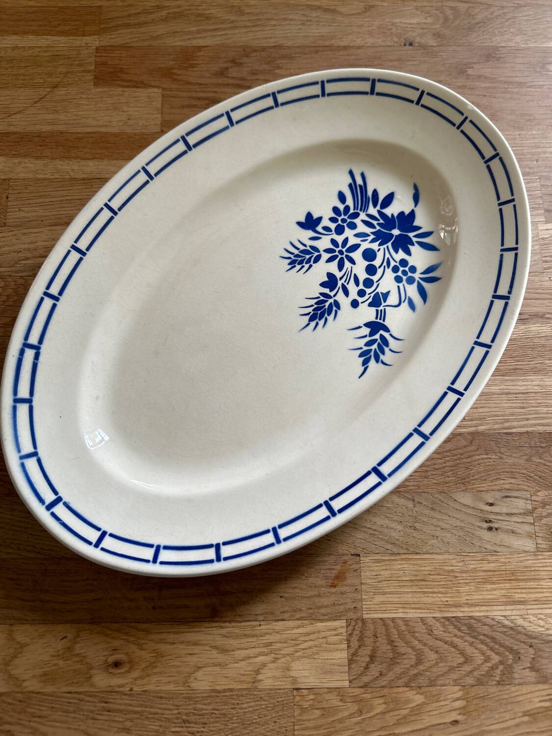 Vintage Badonvilliers porcelain dish