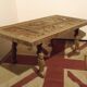 Indonesian table entirely hand carved