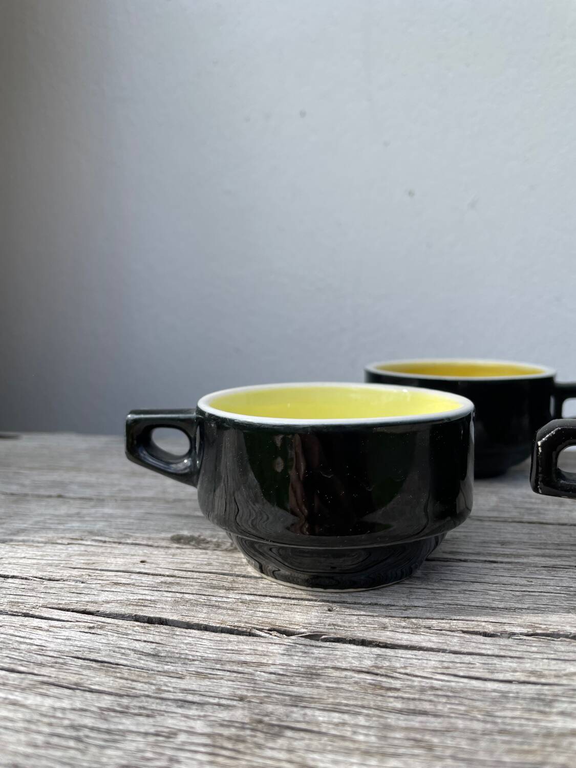 Biarritz ceramic bistro coffee cups