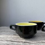 Biarritz ceramic bistro coffee cups