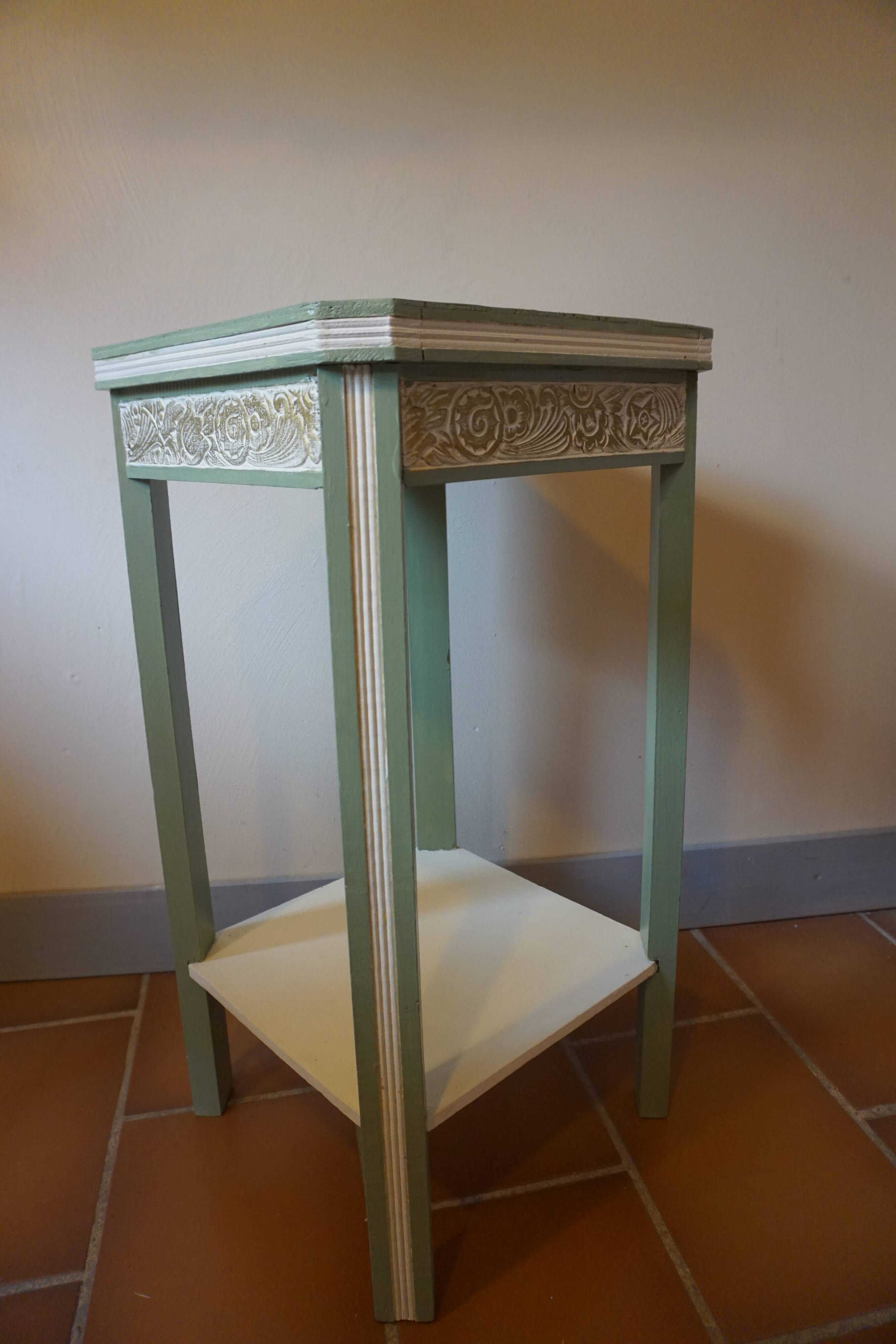 Art Deco painted wooden side table - 1930s