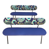 Lot 2 upholstered benches