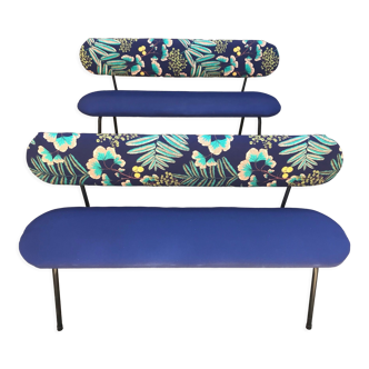 Lot 2 bancs tapissés