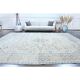 1970s Vintage Persian Handmade Wool Cotton Light Beige Area Rug