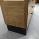 Art deco showcase cerused oak