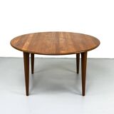 Circular Teak Coffee Table from Mikael Laursen, 1960s