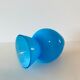 Blue glass vase