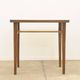 Mid-century walnut coffee table, wooden living room table, 1950s