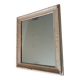 Antique 19th century mirror in carved solid wood 65*54cm