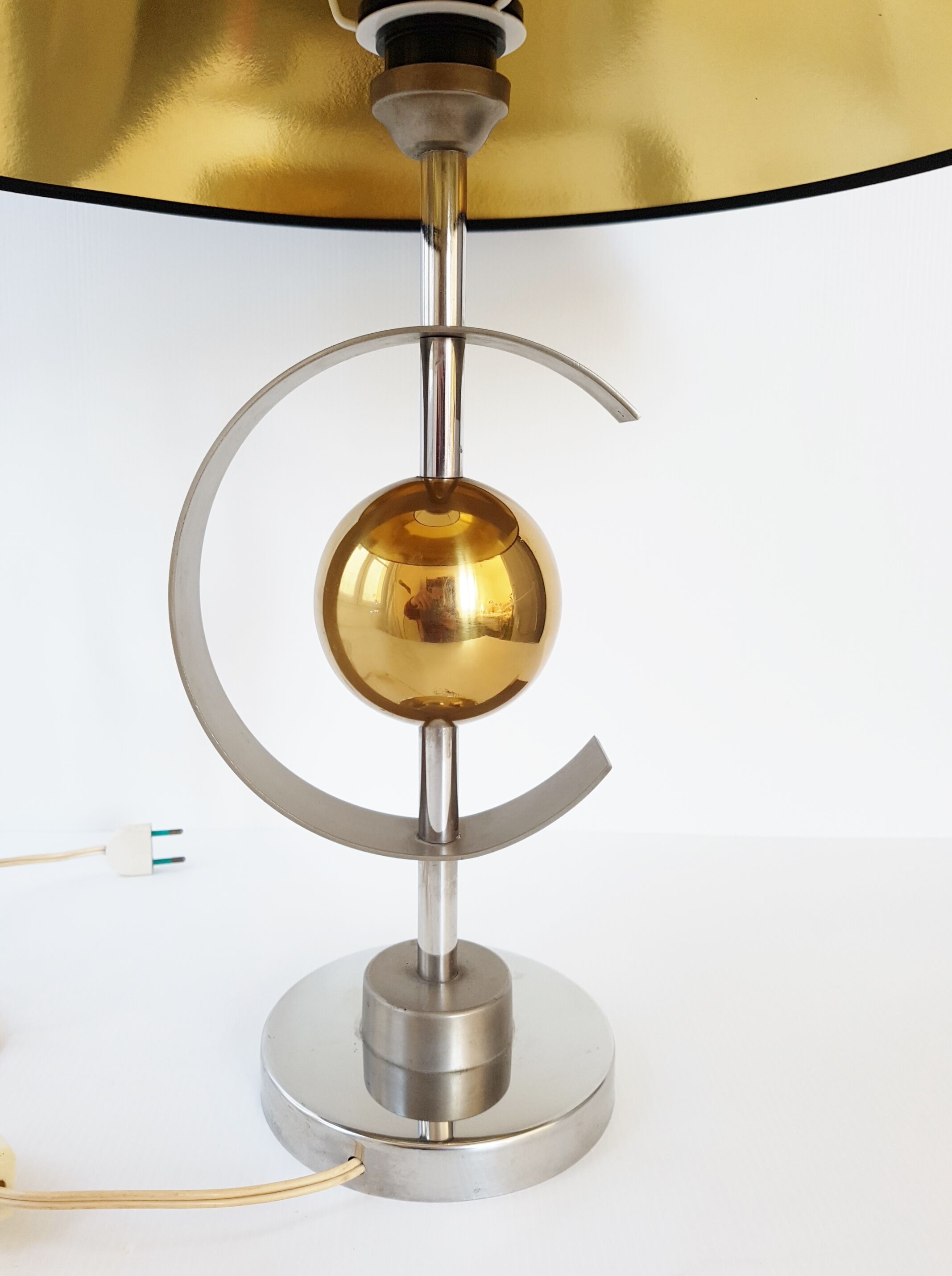 1970 Golden Ball table lamp