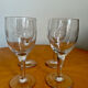 Vintage wine glasses 1960