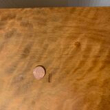 Pair of art deco bedsides in lemon tree magnifying glass