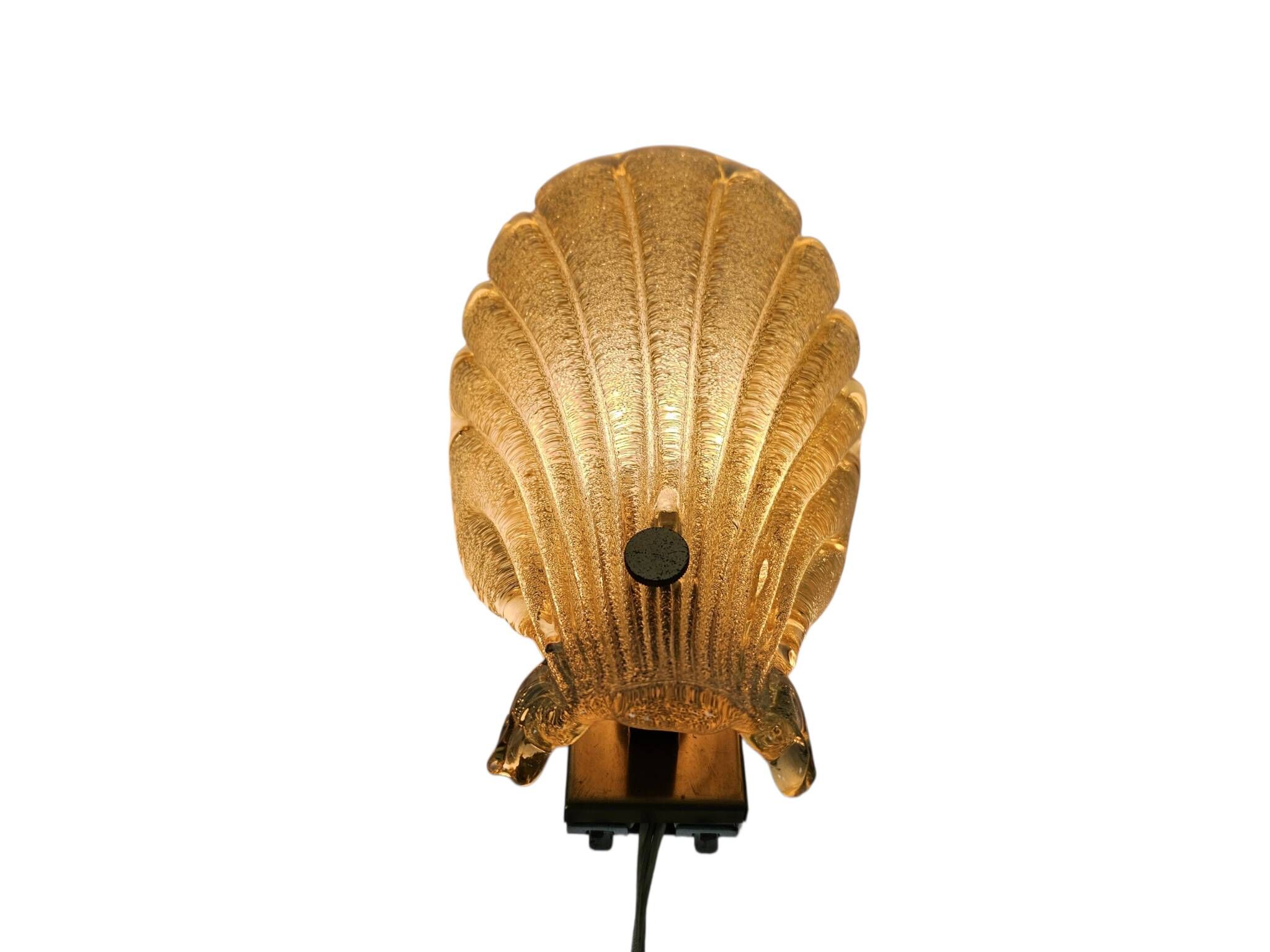 Solken Leuchten - Seashell - Murano glass - West Germany - 60's