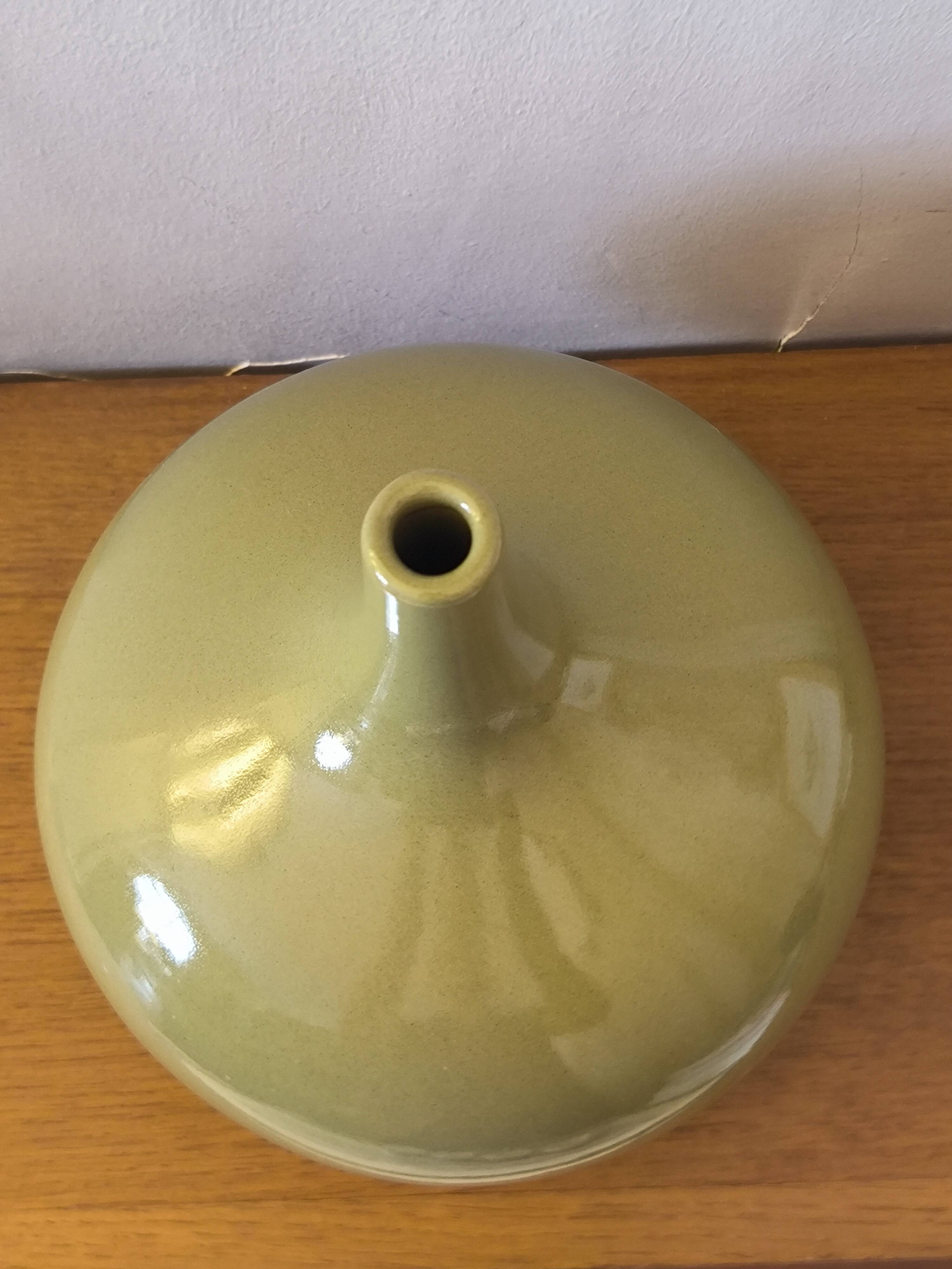 Round ceramic vase LES HERITIERS FRANCE - Creation Aimé Cécile