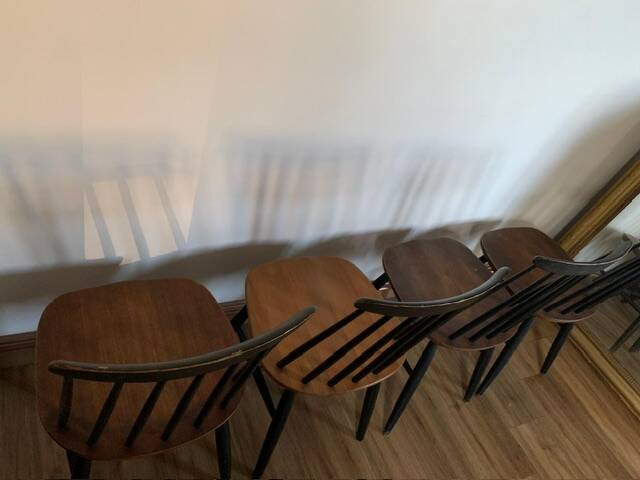 Set of 4 Fanett style chairs