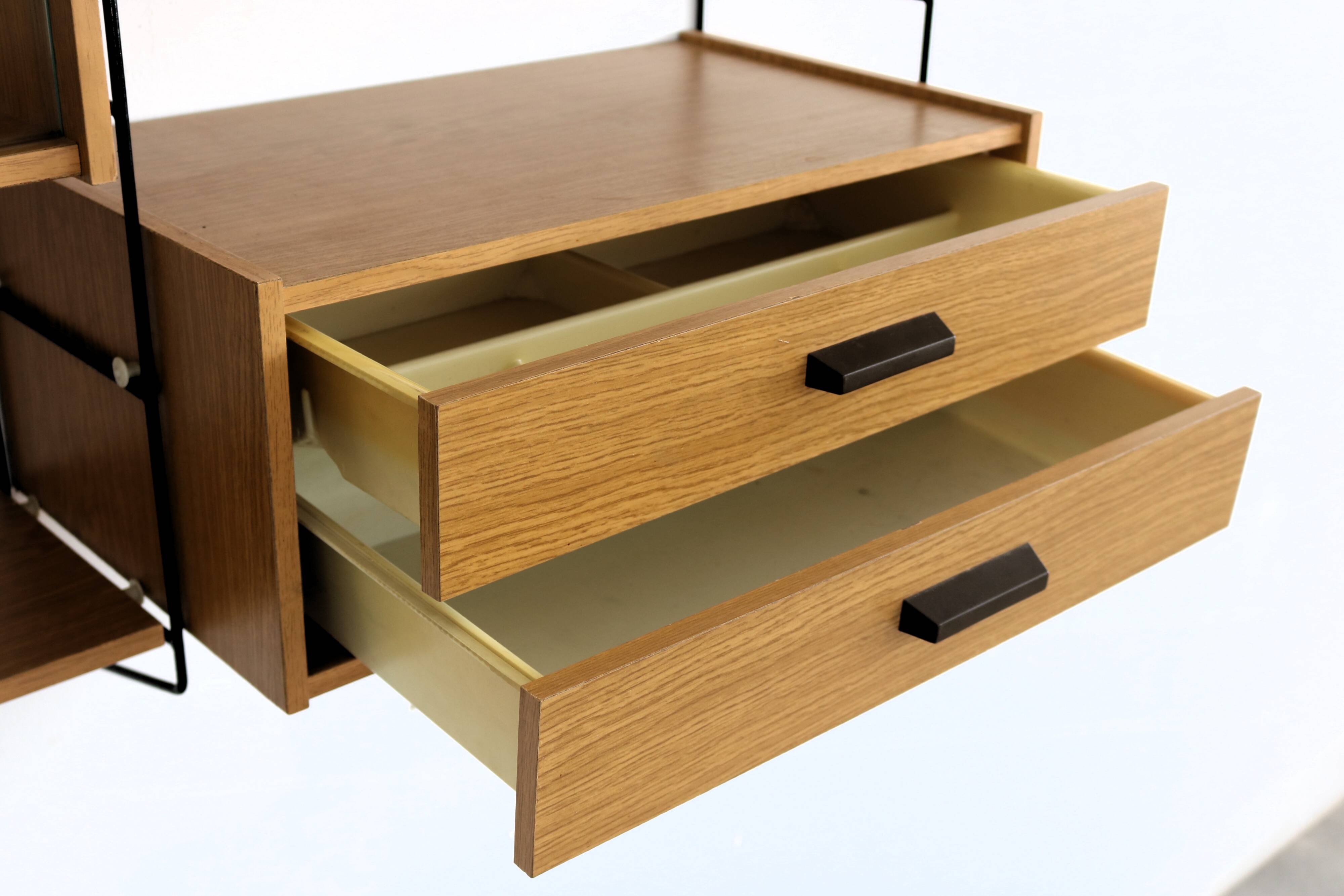 vintage wall rack | wall system | 1960s | Swedish