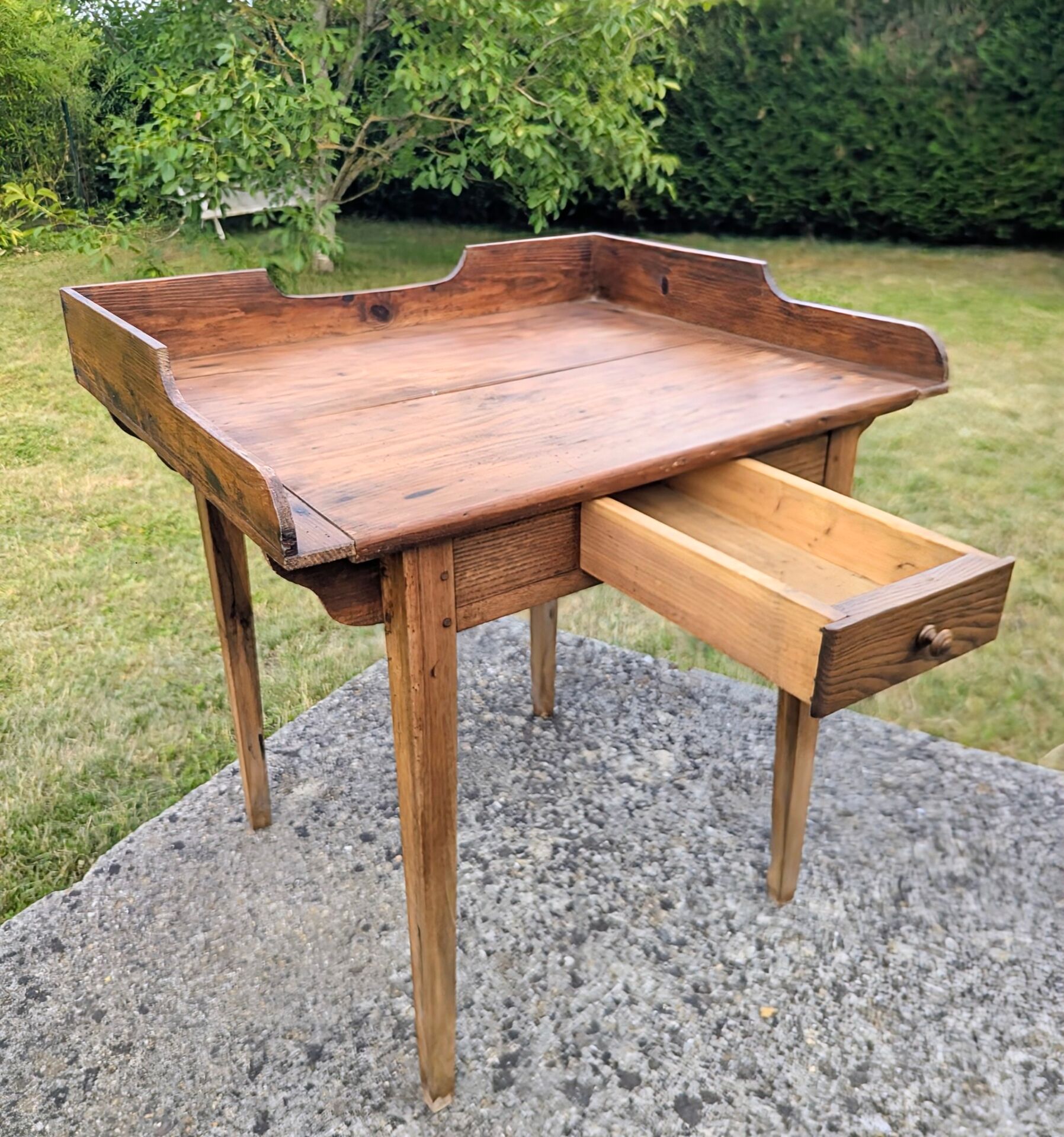 Antique dressing table washbasin desk early 20th century