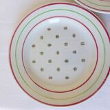 3 vintage dessert plates from the Luneville factory 2107113