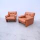 Pair of "Coronado" armchairs by Afra & Tobia Scarpa for B&B Italia, Italy 1970
